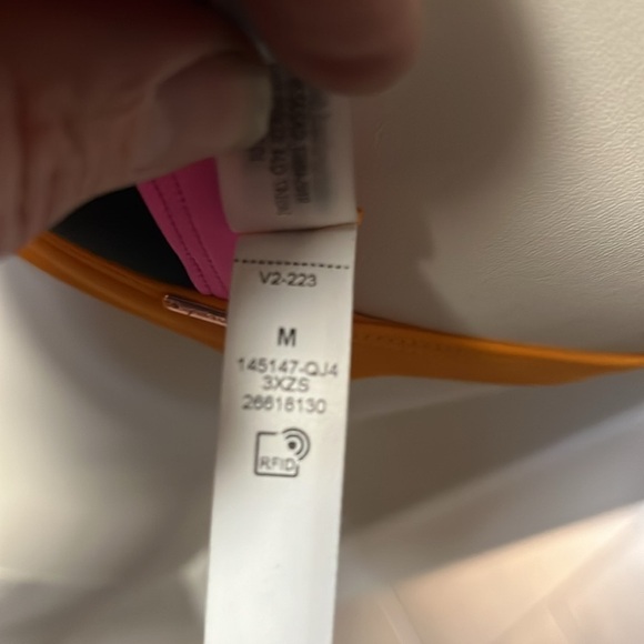 NWT pink swimsuit top only size medium black pink by Victoria secrets PINK - Picture 6 of 9